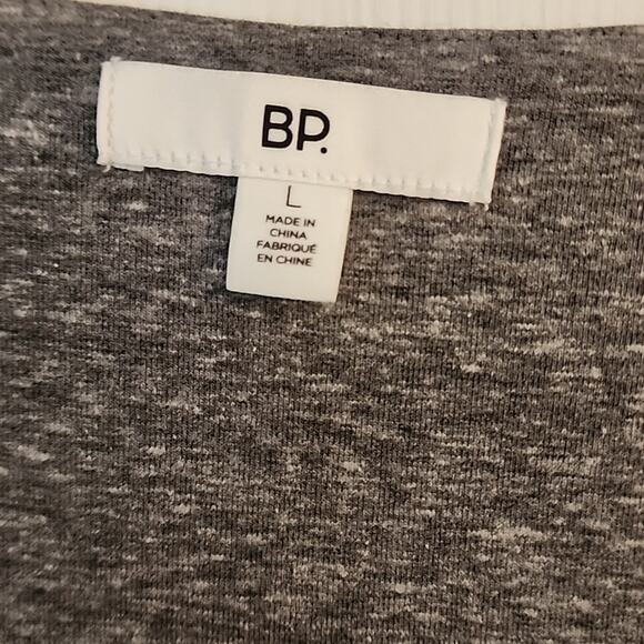 BP Gray Knit Tiered Dress, V-Neck, NWT - Picture 4 of 7